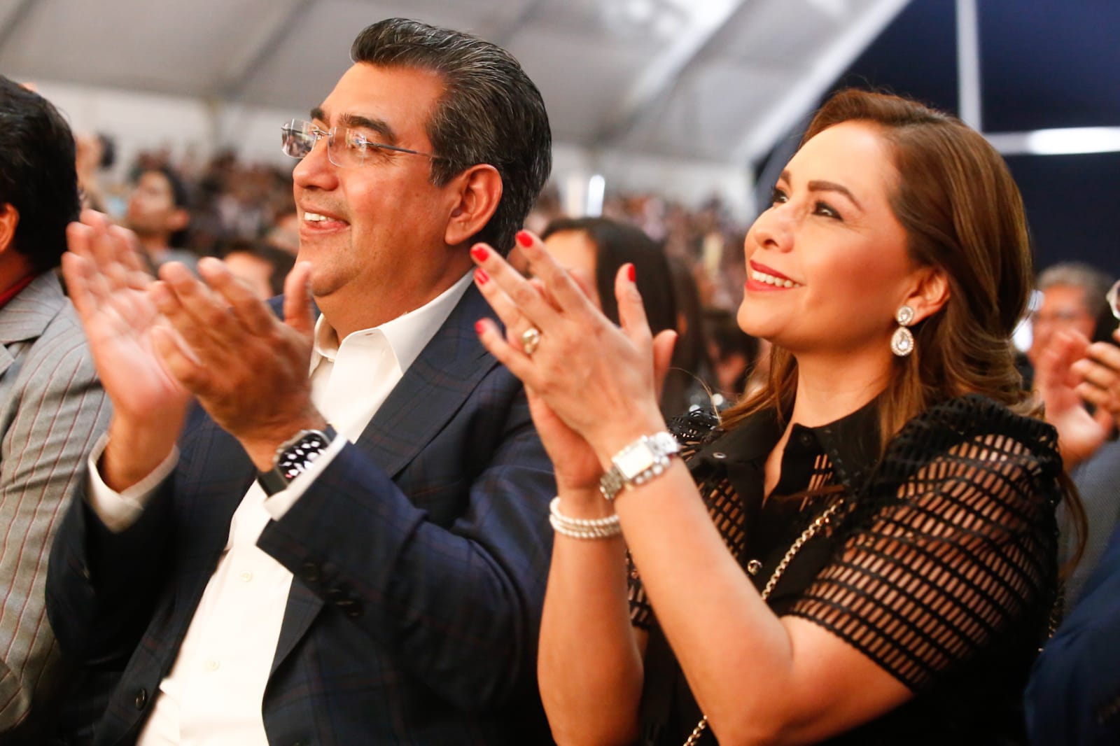 Inaugura Sergio Salomón Feria de Puebla 2023 En el estado se vive en