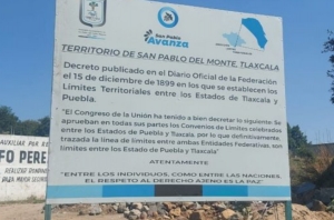 Estos anuncios, colocó el ayuntamiento tlaxcalteca; ya fueron retirados