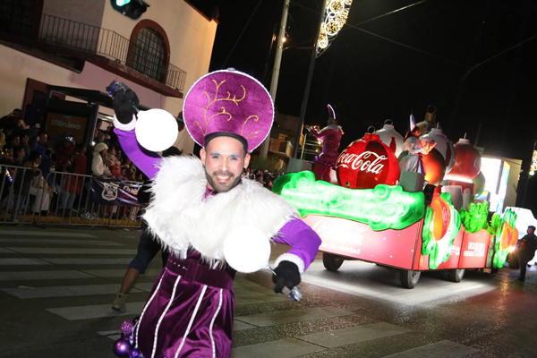 As se vivi la Caravana Navide a Coca Cola 2023 en Puebla Urbano