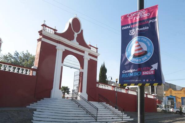 Ayuntamiento de Puebla concluye trabajos de mejoramiento en el barrio de Analco