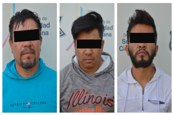 Policías de Puebla capturan a integrantes de la banda "Los Chapas" en la colonia Villa Verde