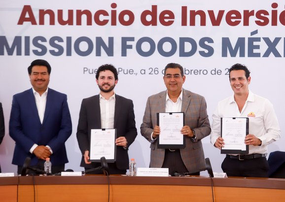 Mission Foods de México anuncia inversión de 791 mdp para ampliar planta en Puebla