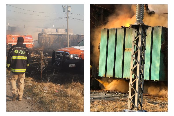 Caos en Cuautlancingo y Coronango por tres incendios simultáneos; una persona murió