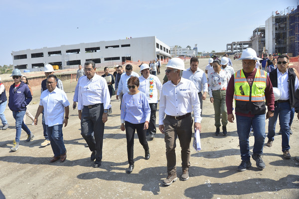 Rectora de la BUAP y Sergio Salomón supervisan obras finales en Ciudad Universitaria 2