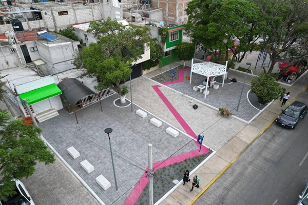 Entrega Ayuntamiento de Puebla rehabilitación del Parque Juan Pablo II