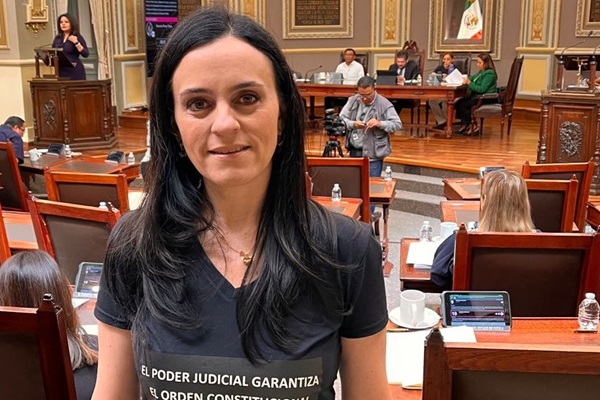 Mónica Rodríguez acusa a Eduardo Rivera de promover voto cruzado en favor de Morena