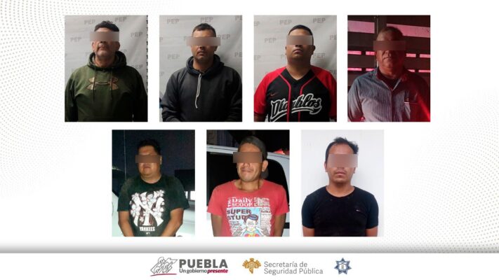 SSP reporta siete detenidos con armas en Serdán, Chiconcuautla, Tepeyahualco y Tepetzintla