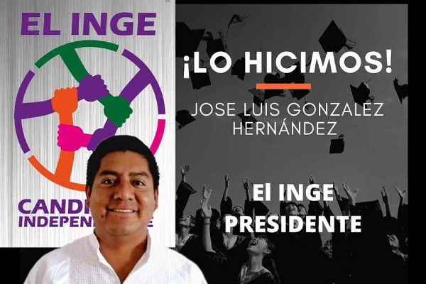 Luis González Hernández, candidato independiente, se perfila como ganador en Cuautinchán