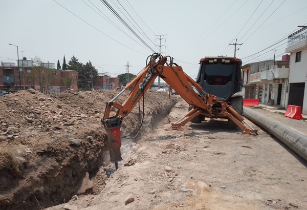 Agua de Puebla Rehabilita 3.5 kms de la “Línea de Conducción Río Atoyac” hacia el Tanque Guadalupe Hidalgo