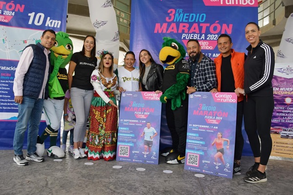 Ayntamiento de Puebla anuncia la tercera edición del Medio Maratón Puebla Contigo y con Rumbo