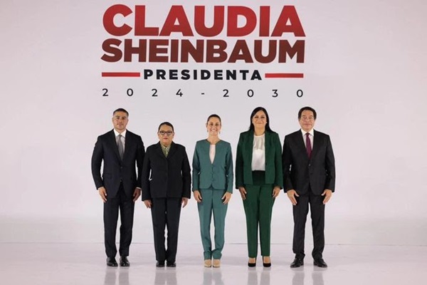 Claudia Sheinbaum presenta a próximos secretarios