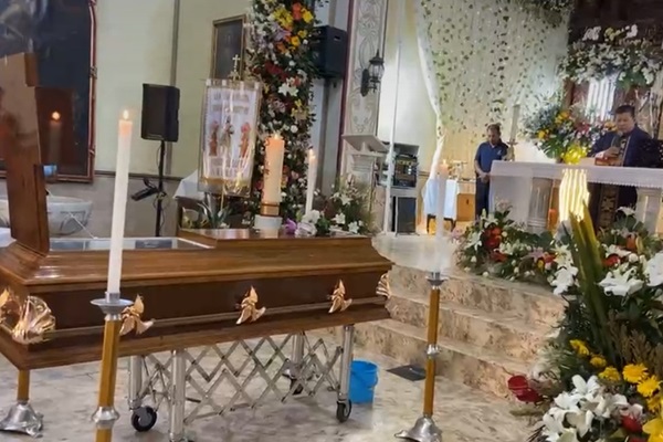 Despiden a Paulino, el papá que salvo de morir a su hijo en Tepanco de López