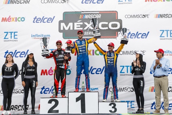 Eloy Sebastian López y Rubén García triunfan en la Nascar México Series 2024