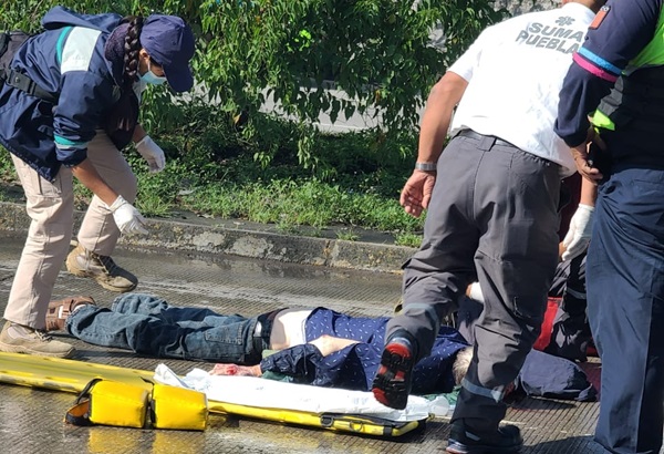 Exigen castigo para agente de Tránsito del municipio de Puebla que atropelló a ciclista en Avenida Las Torres