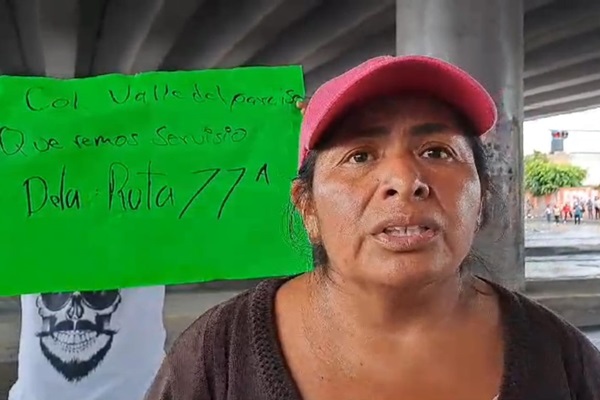 Habitantes de Valle del Paraíso acusan amenazas a chóferes de ruta 77A