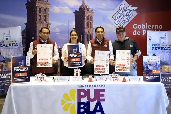 Invita gobierno estatal al Trail de Tepeaca