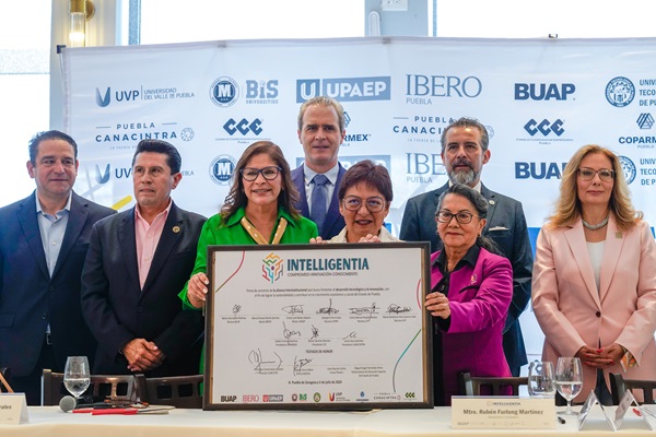 UPAEP Firman convenio de Intelligentia Puebla para impulsar el desarrollo tecnológico y la innovación