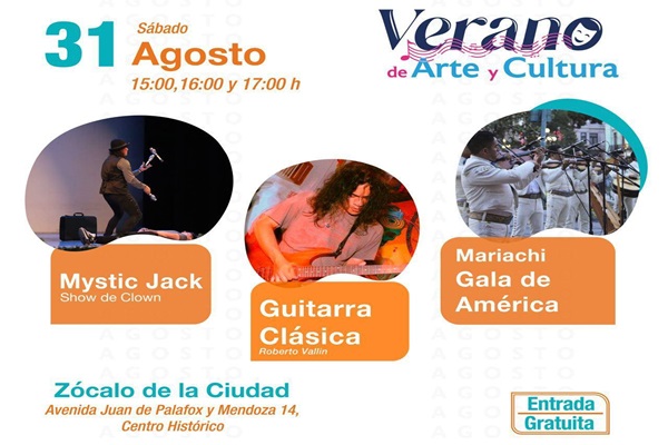 Disfruta de las actividades artísticas y culturales que el Ayuntamiento de Puebla tienen listas para ti