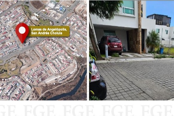 FGE detuvo a un hombre con drogas, armas durante cateo en Lomas de Angelópolis