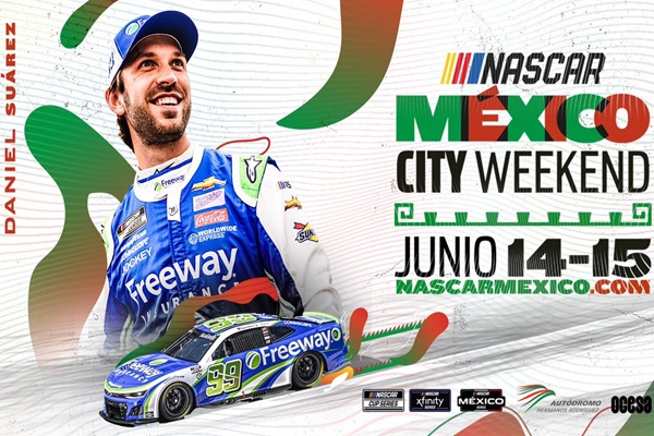 NASCAR Cup Series competirá en la Ciudad de México por primera vez