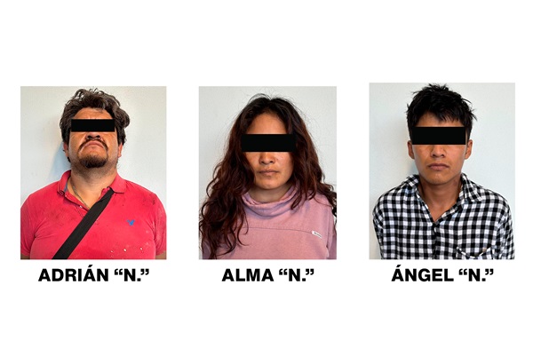 Policía Municipal de Puebla detiene a tres integrantes de “Los Boyos”, tras asaltar un Oxxo en Temoxtitla