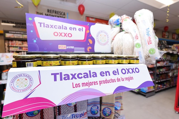 Productos tlaxcaltecas serán vendidos en 50 tiendas OXXO