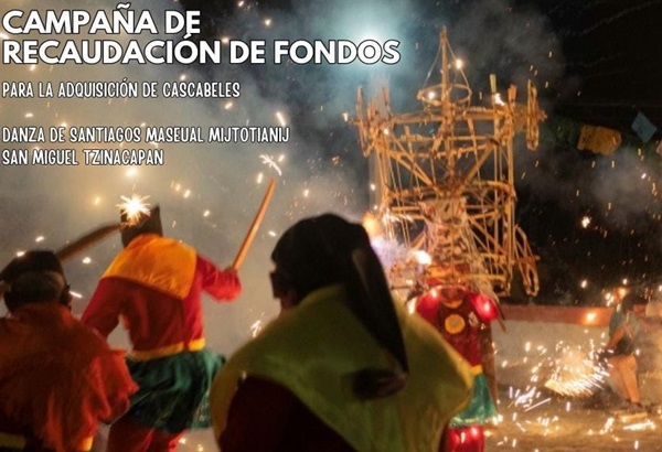 Recaudan fondos para Danza de los Santiagos en Cuetzalan