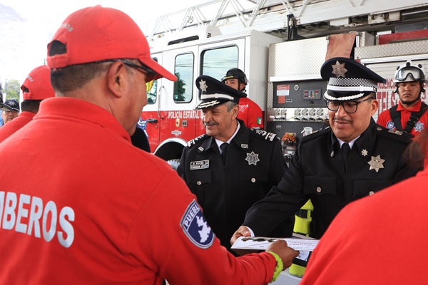 Reconoce gobierno de Puebla la labor de las y los bomberos