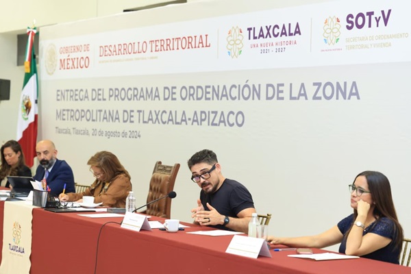 Sedatu entrega programa de ordenación de la Zona Metropolitana de Tlaxcala-Apizaco