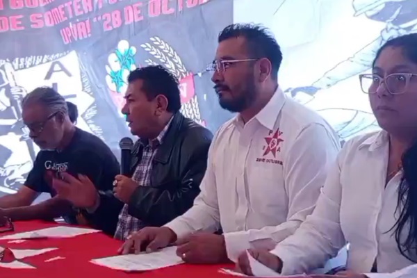 UPVA 28 de Octubre cerrará 15 cruceros de Puebla para exigir pago de indemnización por muerte de franelero