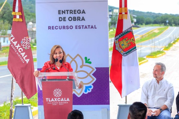 Gobierno de Tlaxcala entrega obras carreteras en Tlaxco, Hueyotlipan, Xaloztoc, Terrenate y Lázaro Cárdenas