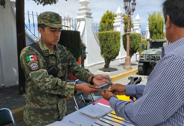 Anuncia Gobierno de Tlaxcala campaña “Canje de Armas 2024”