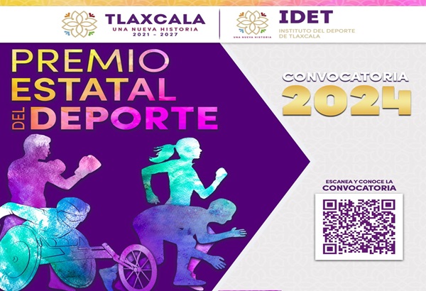 Emite Gobierno de Tlaxcala convocatoria del Premio Estatal del Deporte 2024