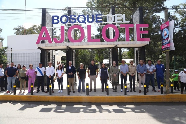 Entrega Ayuntamiento de Puebla 2ª etapa del Parque del Ajolote