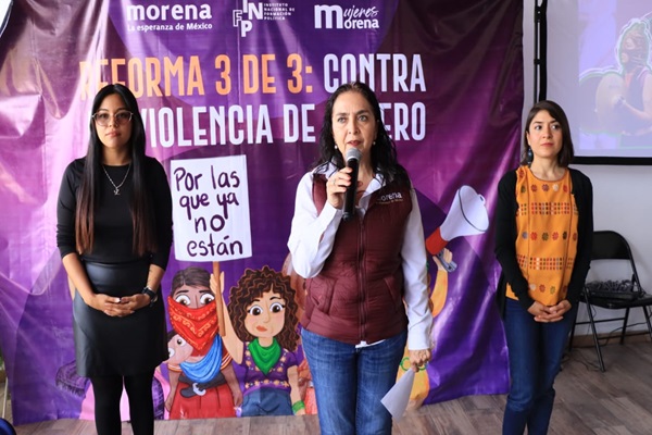 La capacitación de las mujeres es prioridad para Morena