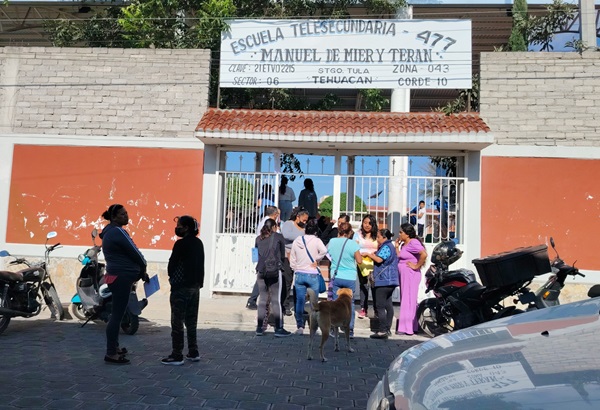 Piden mayor seguridad en Telesecundaria Manuel de Mier y Terán