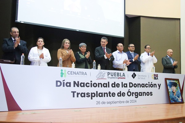 Puebla, cuarto lugar en donación de órganos: Salud