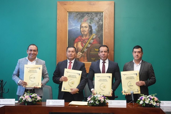 Recibe Congreso Tlaxcala, informe de resultados de cuentas públicas del semestre de 2024