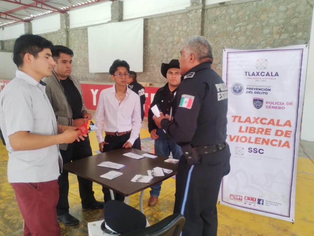 Fortalece SSC Tlaxcala acciones de prevención del delito en escuelas