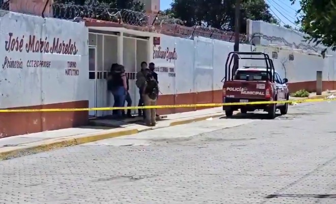 Hombre asesinado en escuela de San Martín Texmelucan llevaba a un menor a clases: FGE Puebla