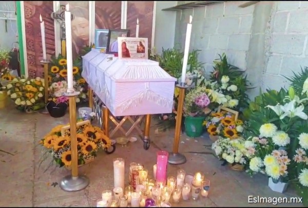 ¡Sin justicia no habrá paz! Claman justicia para Alison Amayrani durante su funeral en Huejotzingo