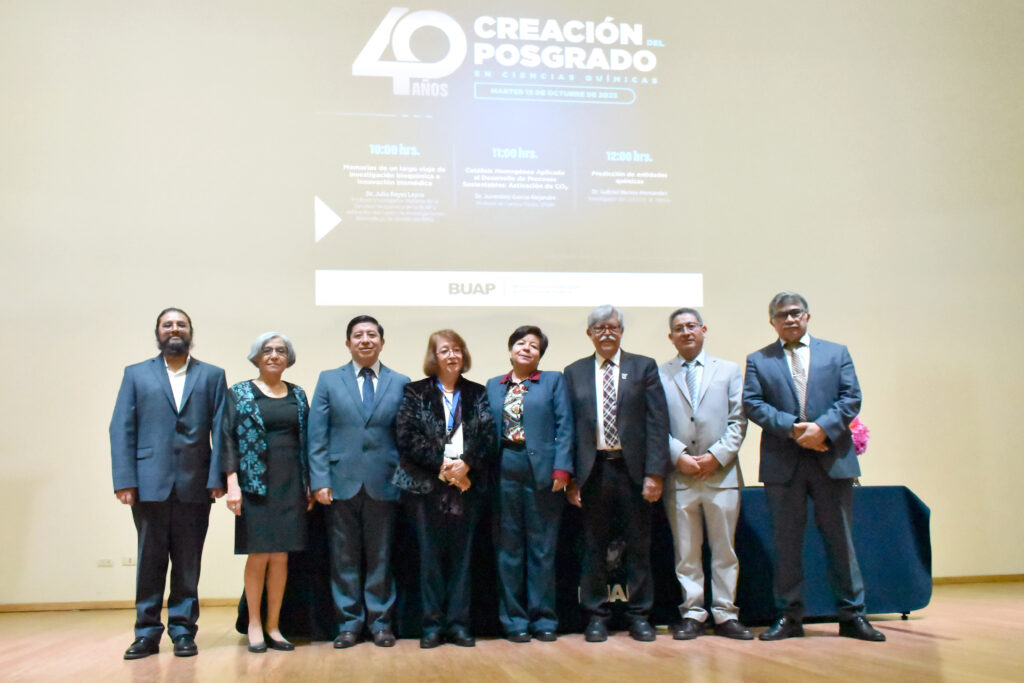 BUAP | Celebran el 40 aniversario del posgrado en Ciencias Químicas