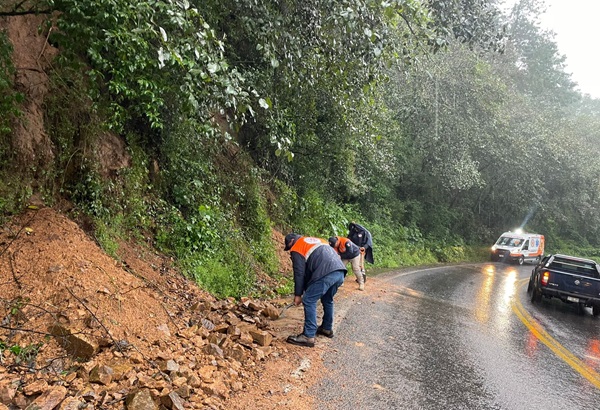 Atiende Gobierno de Puebla afectaciones por lluvias en diferentes puntos del estado