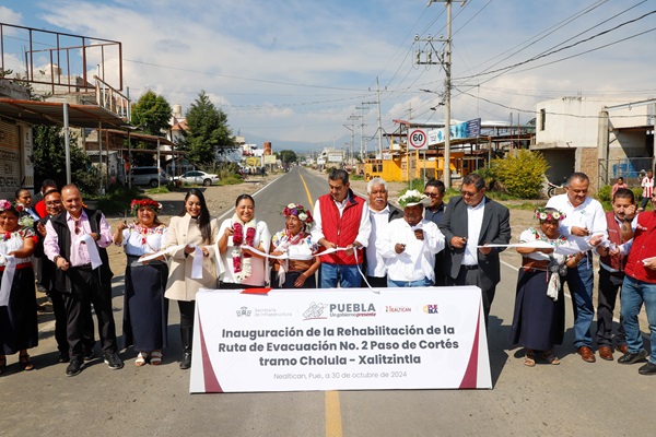 Con rehabilitación de rutas de evacuación, Gobierno de Puebla garantiza seguridad ante contingencia volcánica