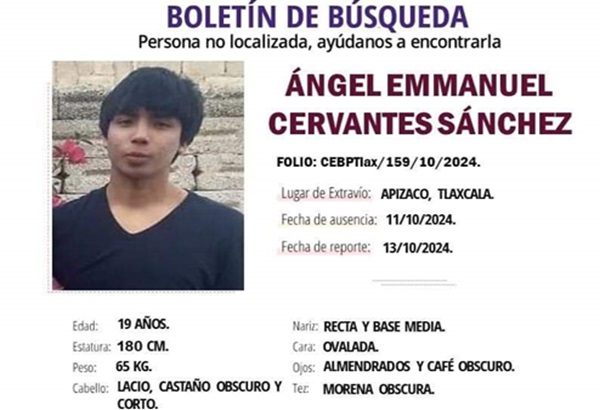 Cuerpo localizado en Tzompantepec, Tlaxcala, corresponde a Ángel Emmanuel: FGJ