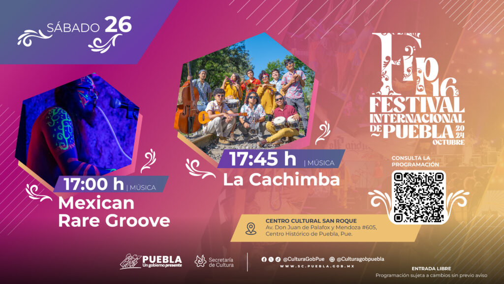 Habrá cumbión en el Centro Cultural “San Roque” este sábado 26 de octubre, en Puebla