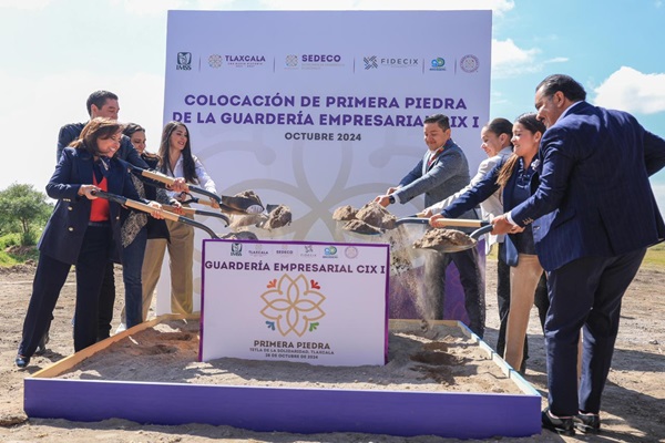 Inicia gobierno de Tlaxcala construcción de primera Guardería Empresarial a nivel nacional