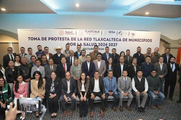 Integran nueva mesa de la Red Tlaxcalteca de Municipios por la Salud 2024-2027