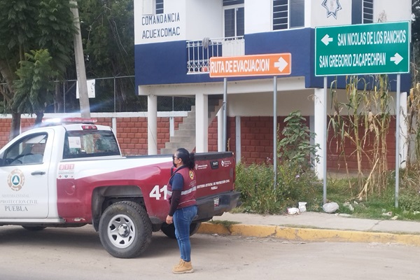 Mantiene Gobierno de Puebla acciones preventivas del volcán Popocatépetl