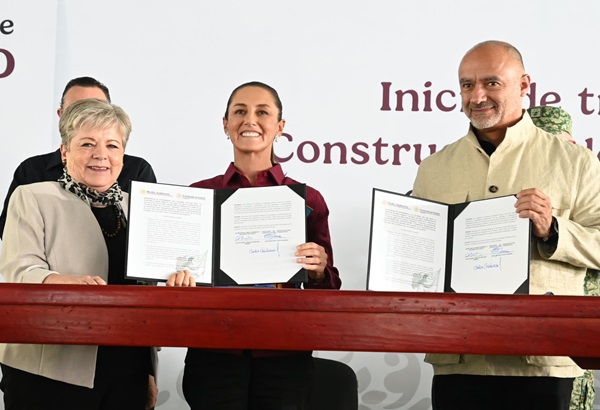 Presidenta Claudia Sheinbaum da banderazo de salida a los trabajos preliminares del Tren México-Querétaro